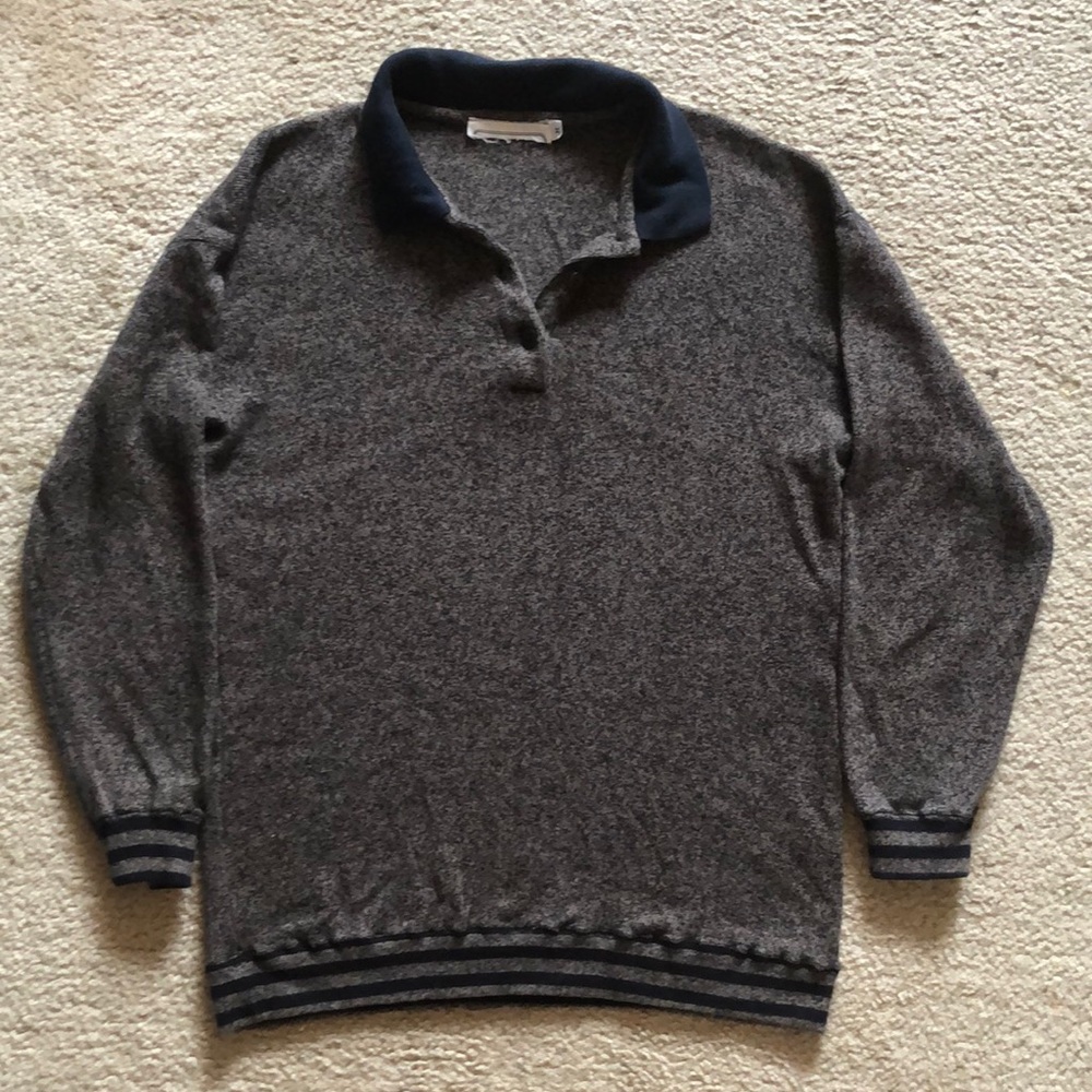 Cotton blend casual/dress knit shirt size medium